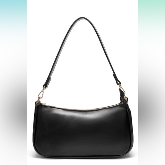 Amazon Handbags - NWT Women Retro Vegan Leather Shoulder Bag with Zipper Closure